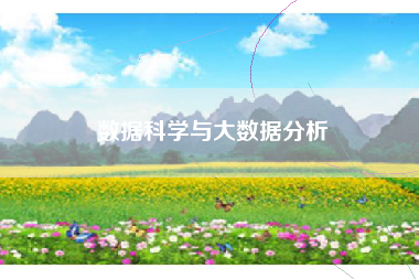数据科学与大数据分析